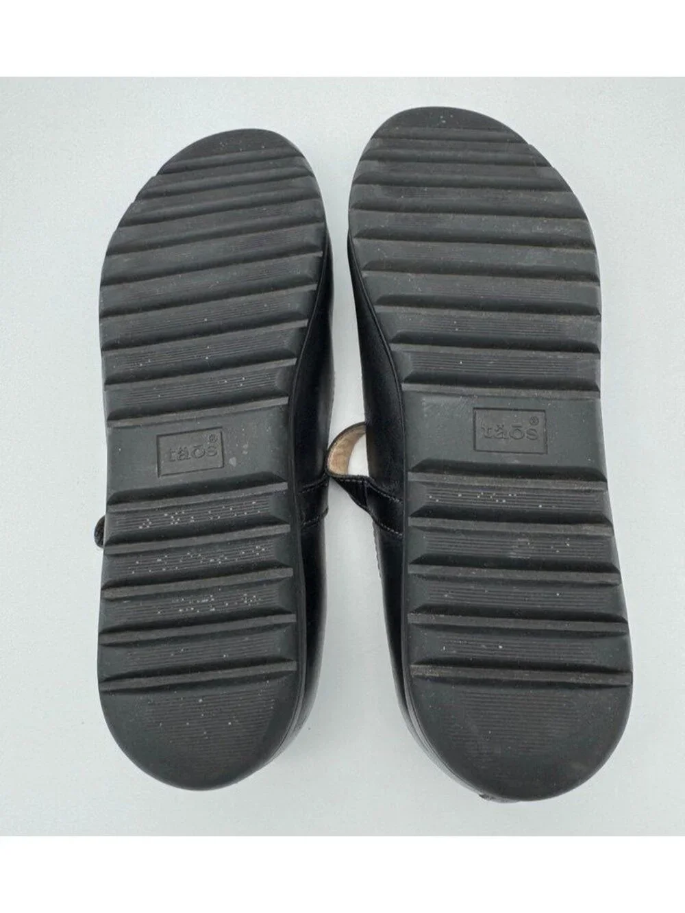 Taos Chorus Shoes Mary Janes Flats 14155 Black Leather Womens Size 8.5 Wide 8.5W